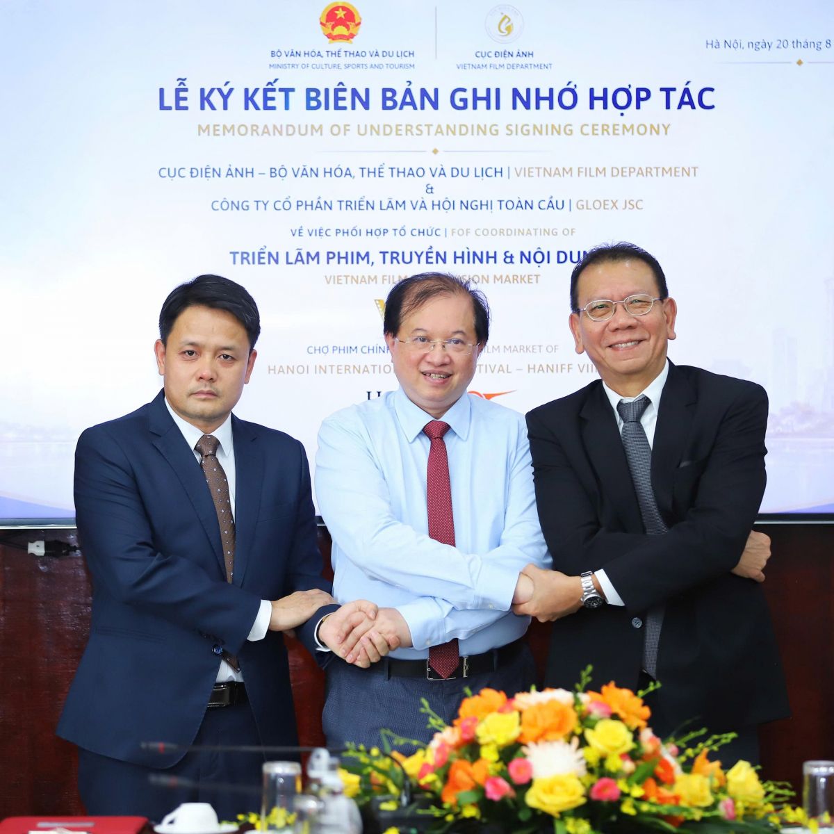 Đại diện Bộ VHTTDL - Cục Điện ảnh và Chủ tịch Hội đồng quản trị GLOEX