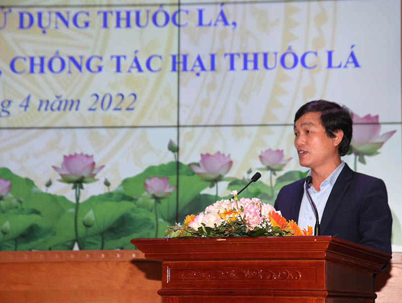 Ông Lê Thanh Liêm phát biểu tại cuộc phát động
